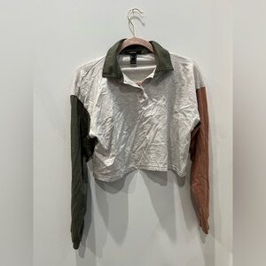 Forever 21 Two-Toned Long Sleeve Top